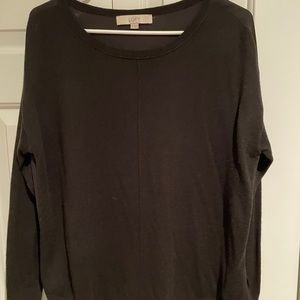 Loft mixed media sweater